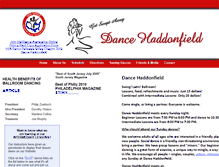 Tablet Screenshot of dancehaddonfield.org